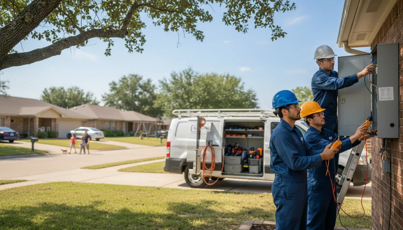 Certified electrician providing emergency electrical services in Marienthal, KS